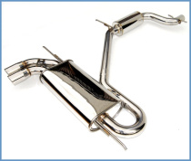 Volkswagen 05-08 Golf MK 5 GTI Q300 Catback Sportavgassystem Rostfritt Stål (Rullade Kanter) Invidia